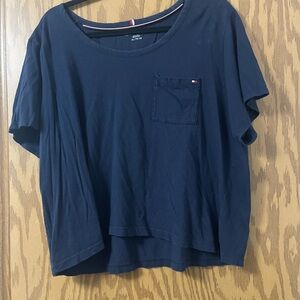 Tommy Hilfiger Navy Blue Crop Top